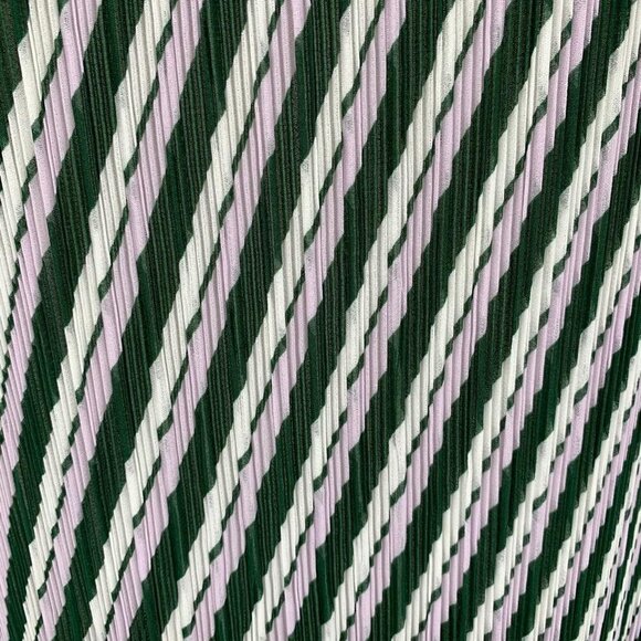 DVF Diane von Furstenberg Novalee Flag Stripe Lavender Fog green midi dress XS - Picture 6 of 7